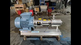 In-Line High Shear Mixer Pump #Konmix machine #shear mixers #emulsifying pump