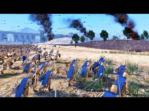 100.000 Archers VS 20.000 Golden Knights | Rain of Arrows! - Ultimate Epic Battle Simulator UEBS