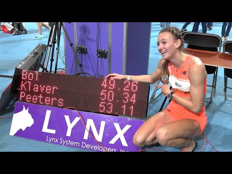 Femke BOL 49.26 WORLD RECORD 400M || Dutch Championships Indoor 2023