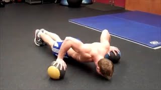 Two-Arm Medicine-Ball Push-Up exercise video thumbnail