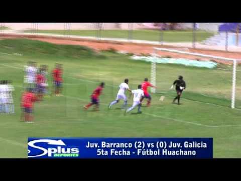 JUV  BARRANCO (2) vs (0) JUV  GALICIA - 5ta Fecha - Fútbol Huachano 2014.