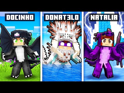 Minecraft... Mas TEMOS RAÇAS do DRAGÃO BESTA IMPLACÁVEL!!