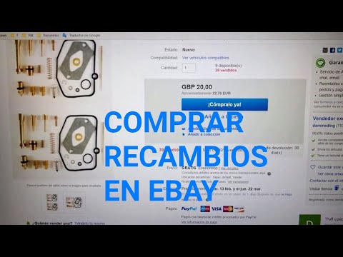 MECÁNICA BÁSICA|8ª PARTE| Cómo COMPRAR RECAMBIO en eBay pagar con PayPal en 1 min. kit reparación