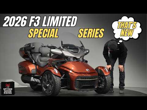 2026 Can-Am Spyder F3 Limited Special Series | What's New?
