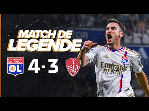 Une folle remontada : OL-Brest 4-3 (2024)