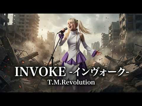 INVOKE -インヴォーク- - T.M.Revolution【海外メタルガールが歌ってみた】(J-POP AI Metal Rock Cover)