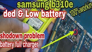 samsung b310e battery low shutdown problem soultio
