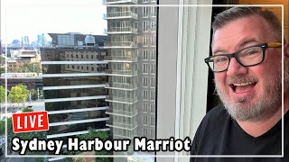 Sydney Harbour Marriot Hotel Room Tour and Pre-Cruise LIVE