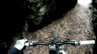 preview picture of video 'In the darkness, MTB Luxemburg Müllerthal GoPro Hero'