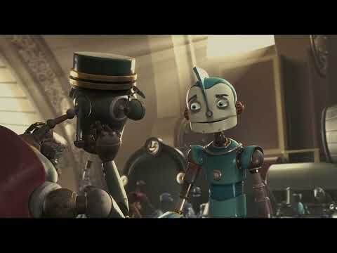 Robots (2005) Incomprehensible Train station announcer FullHD