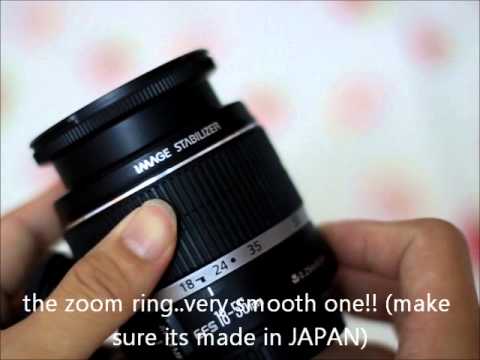 Canon EFs 18-55mm f3.5-5.6 IS lens hands on review