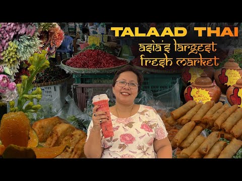 Talaad Thai Asia's largest fresh market #thailand #talaadthai