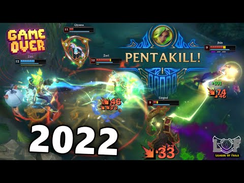 Best Pentakill Montage 2022 - League of Legends (Zeri, Brand, Zed, Lux, Darius...)