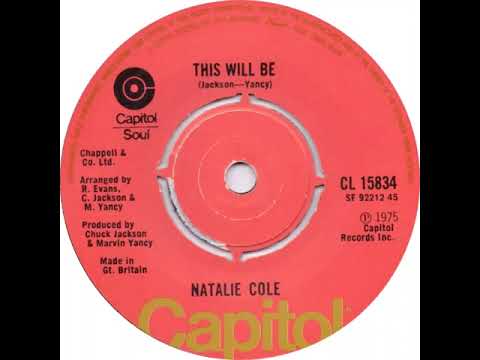 UK New Entry 1975 (250) Natalie Cole - This Will Be