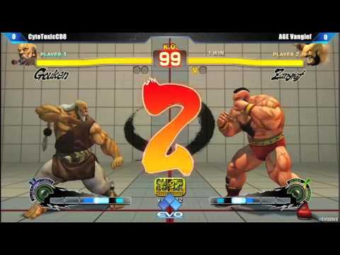 EVO 2013 - Super Street Fighter IV AE Pool Matches - CytoToxicCD8 vs AGE Vangief