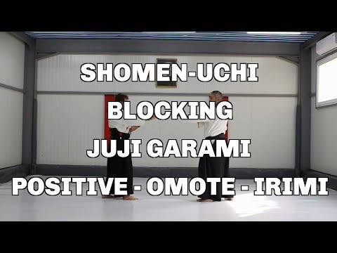 Shomen-Uchi, Blocking, Juji Garami, Positive - Omote - Irimi / Aikido techniques