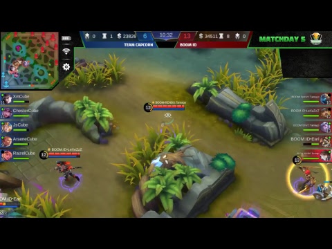 TAMAGO MONSTER KILL! CAPCORN VS BOOM.ID: IESPL #MobileLegends Game 3