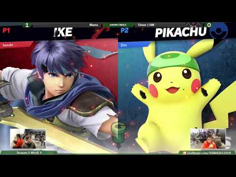 SU@GU 1-15 (Grand Finals): Marss (Ike) vs Timor | DM (Pikachu/Trainer)