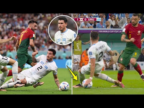 Portugal vs Uruguay : Controversial VAR awarded the most controversial penalty to Bruno Fernandes
