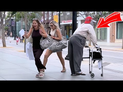 Bad Grandpa Aggressively Farts On People At The Mall!!! Best of 2020's