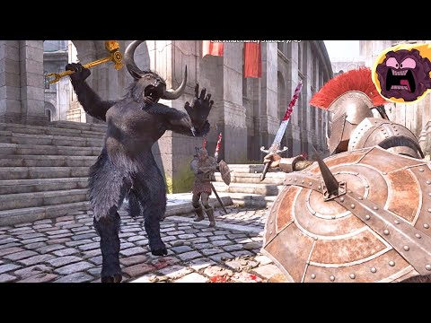 Minotaur VS Imperial Legion | Oblivion Remastered NPC wars