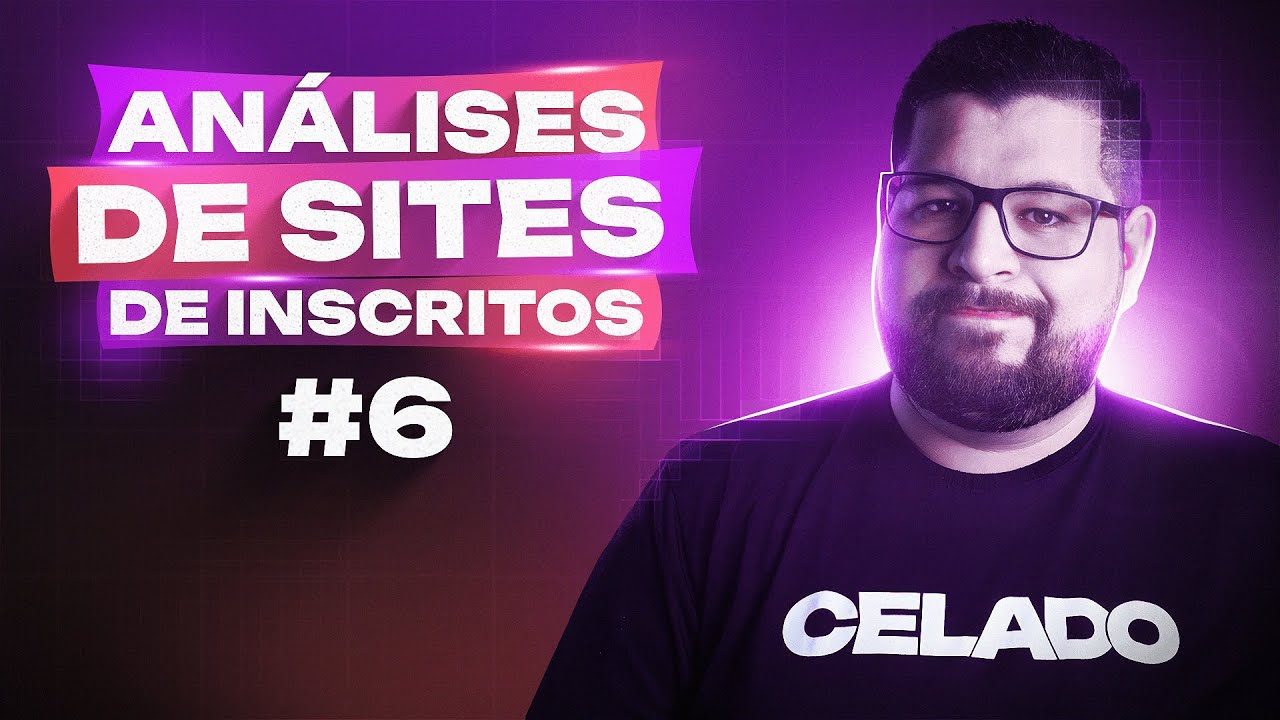 ANÁLISES de sites de inscritos #6 | Celão Web