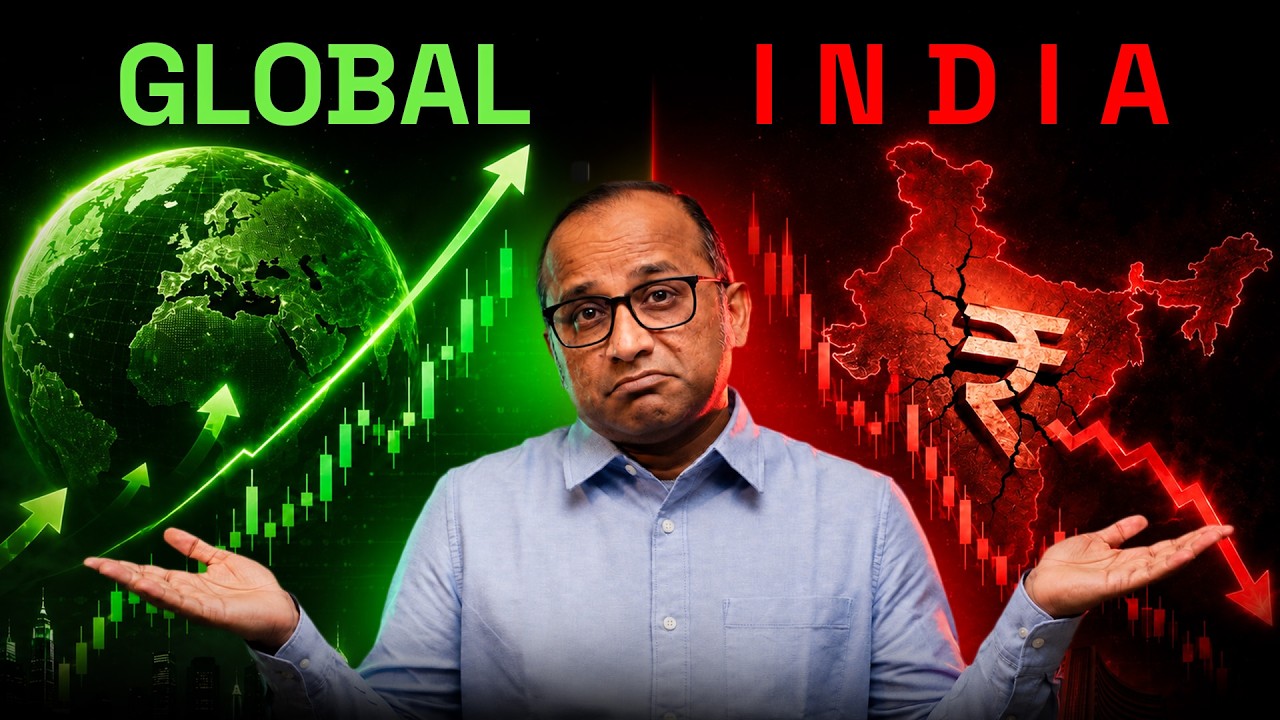 Global Markets at Strongly High but India क्यों CRASH कर रहा है? The Real Reason no one is telling