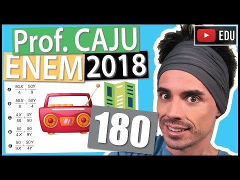 [ENEM 2018] 180 📓 REGRA DE TRÊS Uma empresa deseja iniciar uma campanha publicitária divulgando