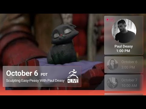 Sculpting Easy-Peasy with Paul Deasy - ZBrush 2021.7