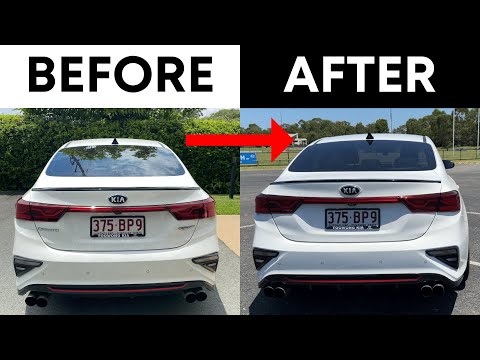 HOW TO EASILY DE-BADGE/REMOVE EMBLEMS ON KIA CERATO / FORTE GT