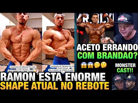 RAMON MOSTRA SHAPE ATUAL NO REBOTE - ACETO ERRANDO COM BRANDÃO ? (PINDUCA OPINA)