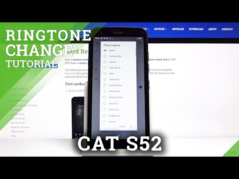 How to Change Ringtone in CAT S52 – Ringtone List
