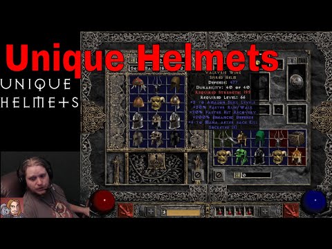Hyped for D2R - Unique Helmets