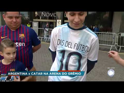 Argentina enfrenta Catar na Arena do Grêmio