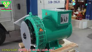 ĐẦU PHÁT ĐIỆN - KHÔNG CHỔI THAN - 1 BẠC ĐẠN - 3PHA