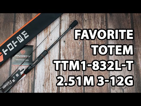 Спінінг Favorite Totem TTM1-832L-T 2.51m 3-12g Fast
