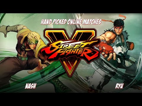Street fighter V Nash vs Ryu - high level online matches - SF5 | SFV