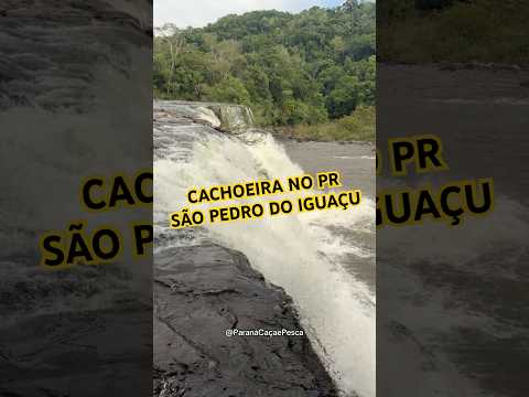 Cachoeira em são Pedro do Iguaçu - siga-me para mais vídeos #parana #cachoeira #pesca #agua #fishing