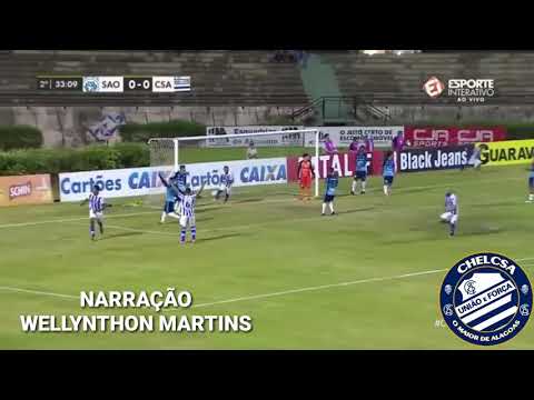 GOL DO CSA - NARRAÇÃO WELLYNTHON MARTINS - GOL DE MICHEL DOUGLAS - SÃO BENTO 0 X 1 CSA