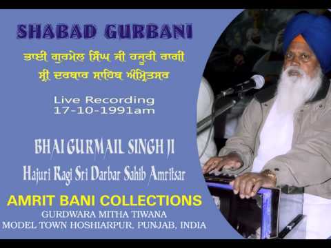 Hum Sar Deen Dyal Na Tum Sar  By Bhai Gurmail Singh Ji Hajuri Ragi Sri Darbar Sahib Amritsar