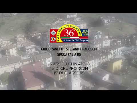 36°  RALLY PREALPI OROBICHE 2022  /  Zanetti G - Tiraboschi S
