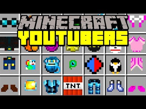 MooseMods - Minecraft YOUTUBERS MOD! | DANTDM, POPULARMMOS, 50+ YOUTUBERS, & MORE! | Modded Mini-Game
