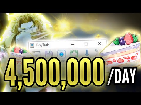 How To AFK Farm 4.5M Cakes PER DAY | Anime Vanguards