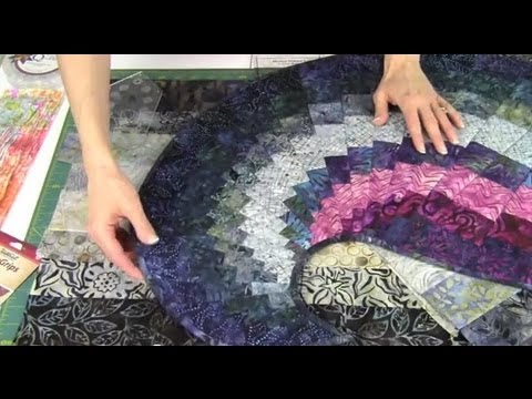 Spicy Spiral Table Runner with 9 Degree Wedge Ruler