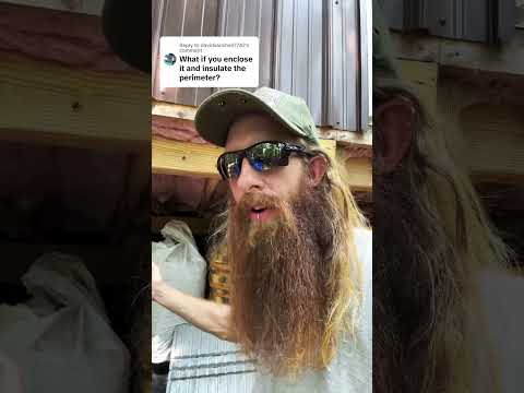 Why insulate the floor instead of the sides