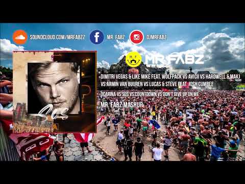 Ocarina x SOS x Don't Give Up On Me - Dimitri Vegas & Like Mike vs Avicii vs AVB (Mr. Fabz Mashup)