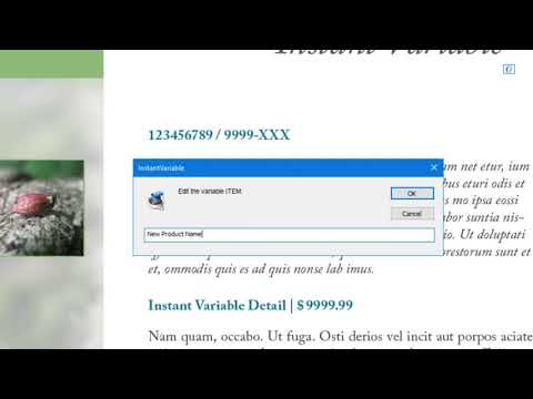Instantvariable Free Script
