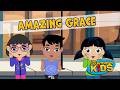 Amazing Grace - The Countdown Kids | Kids Songs & Nursery Rhymes | Lyrics Video