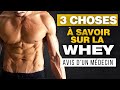 3 CHOSES QU’ON NE VOUS DIT PAS sur la WHEY (protéines) - AVIS D’UN MÉDECIN 👨⚕️ ✅