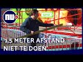 Proefkermis laat zien: anderhalve meter bijna niet te doen | NU.nl